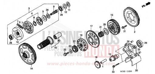 PRIMARY GEAR GL1500C2 de 2002